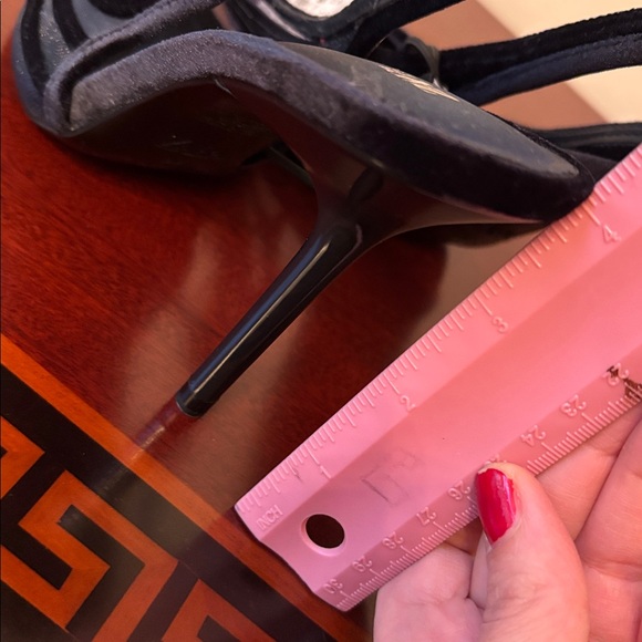 Zara Slingback pointed toe blue Combination Heels Sz.6.5 - Picture 13 of 13